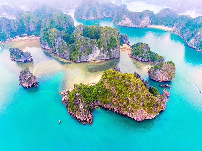 越南下龙湾•吉婆岛•天堂岛•河内胡志明陵 四天三晚游【越北全景】