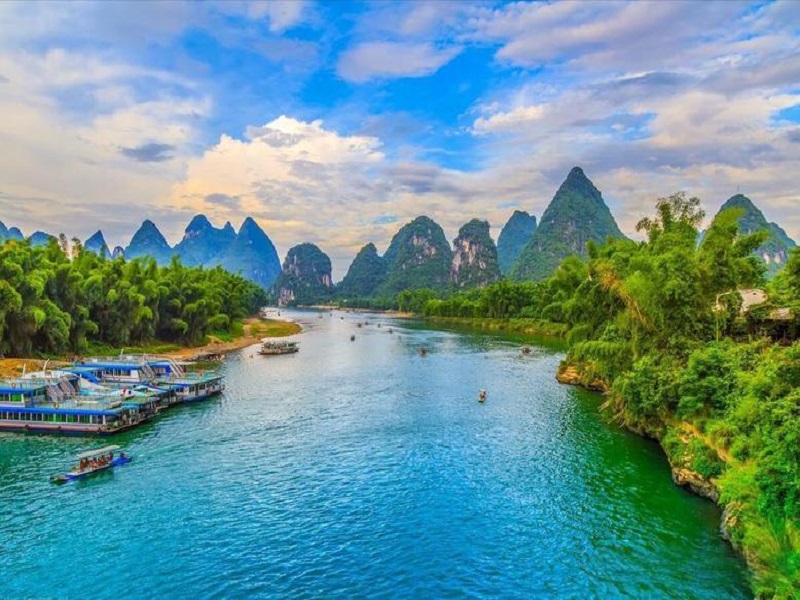 桂林象鼻山•漓江阳朔•遇龙河竹筏 四天三晚游【遇见兴坪】
