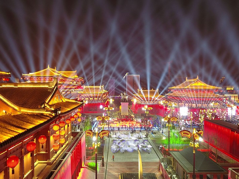 <b>西安•壶口瀑布•延安•杨家岭•黄帝陵•秦始皇陵兵马俑•法门寺•大唐不夜城•大慈恩寺•大雁塔 双飞6天5晚游【长乐华夏】</b>