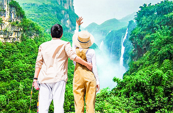 德天跨国瀑布•通灵峡谷2天1晚游【无购物店】