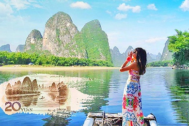 【山水与峡谷6天】桂林象鼻山•漓江阳朔•德天跨国瀑布•